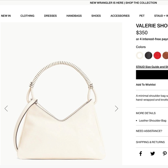 Staud Valerie Shoulder Bag - Picture 1 of 6